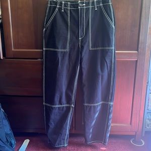 H&M women’s black loose cut pants